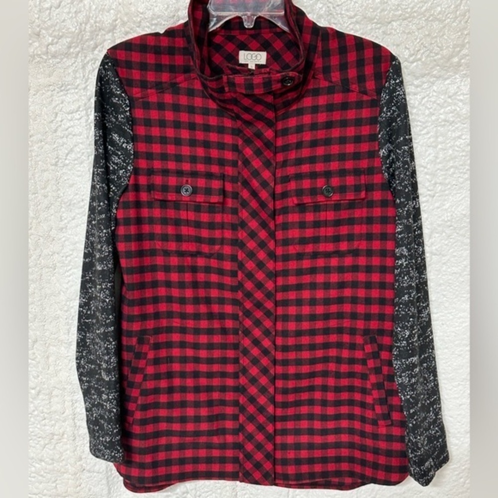 Women's Black‎ and Red Buffalo Plaid Jacket size Small